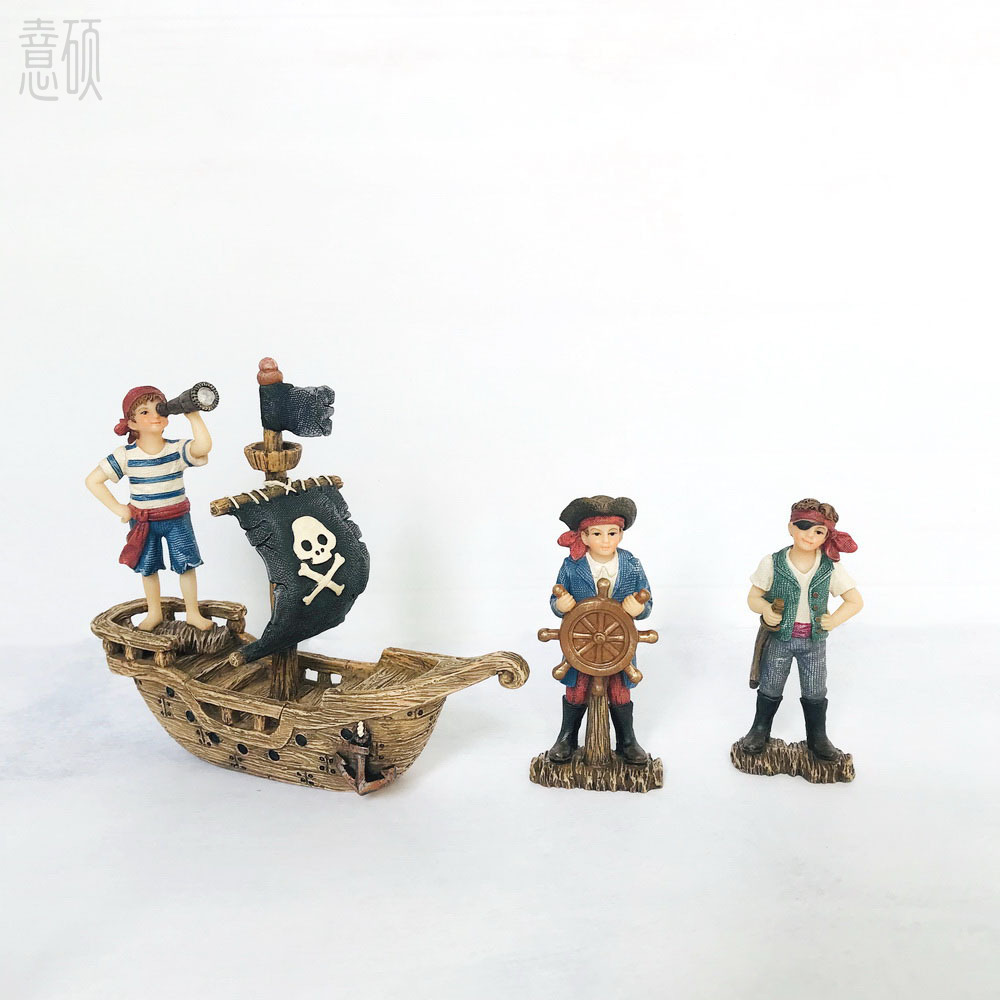 Resin Nautical Miniatures Coastal Garden Ornaments