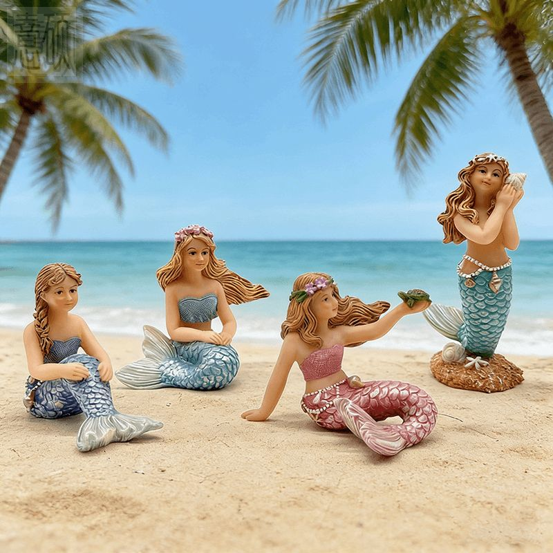 Resin Nautical Miniatures Coastal Garden Ornaments