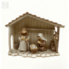 Resin Nativity Mini Figurine Set