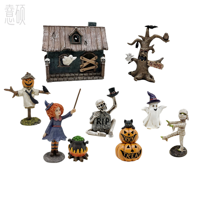 Halloween Mini Figurines Set